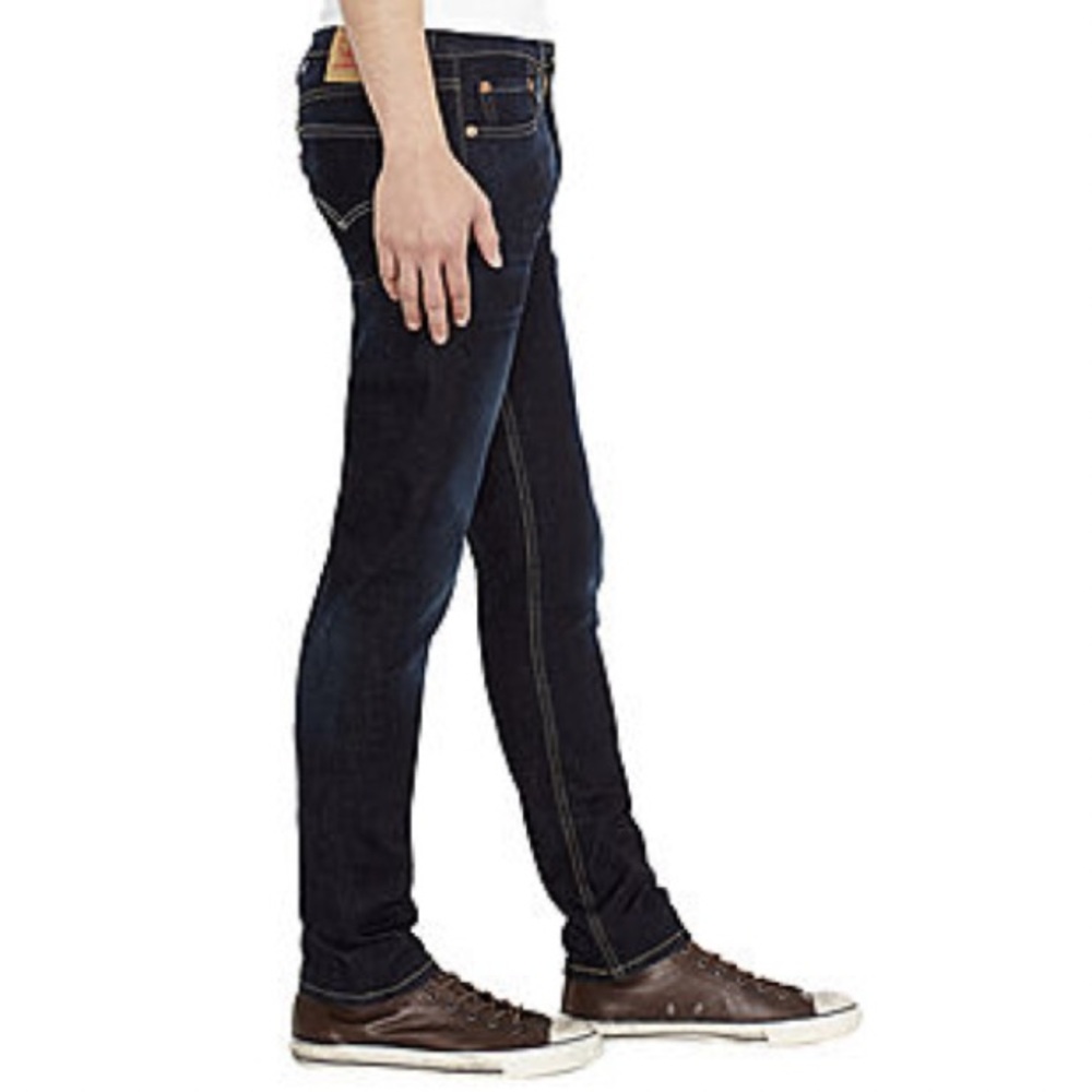 Men’s Levi’s 510 Skinny Fit Stretch Denim Jeans in Dark Blue Wash - Size 30x30